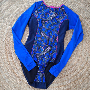 Coolibar Rashguard Swimsuit Womens M UPF 50+ Sun Protection Long Sleeve NWOT